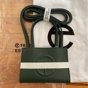 NWT Telfar dark olive small shopping bag
